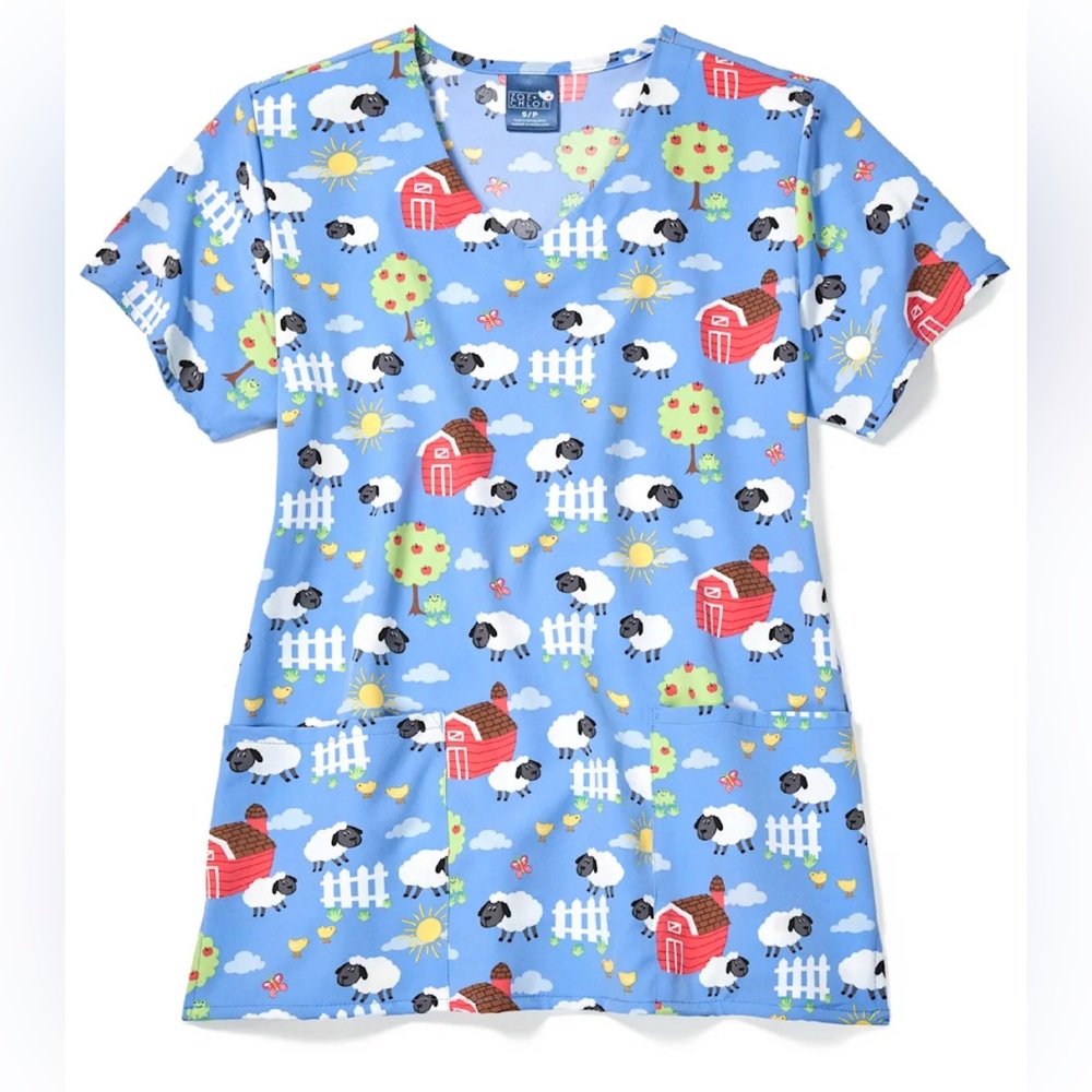 Women’s Zoe & Chloe brand scrub top